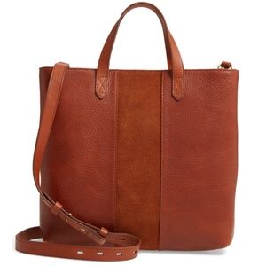 Madewell Small Transport Leather Crossbody Tote